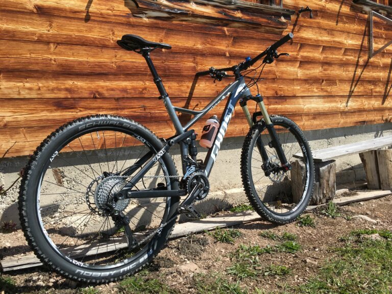 mit dem Mountainbike zur Gufferthütte (1475m)